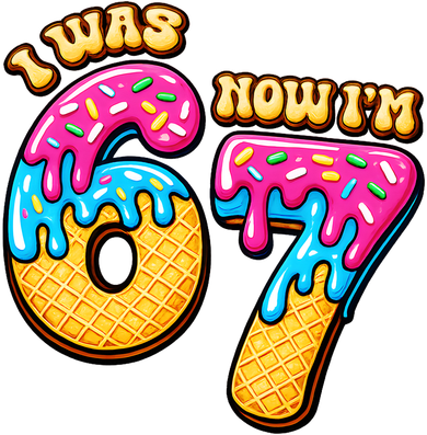 7th Birthday I Was 6 Now I'm 7 Years Old 67 Meme Funny Polo