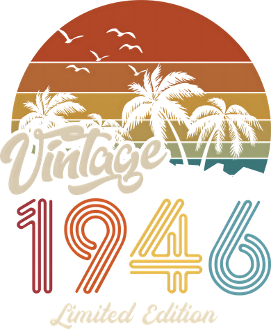 77th Birthday Vintage Limited Edition 1946 Kids Hoodie