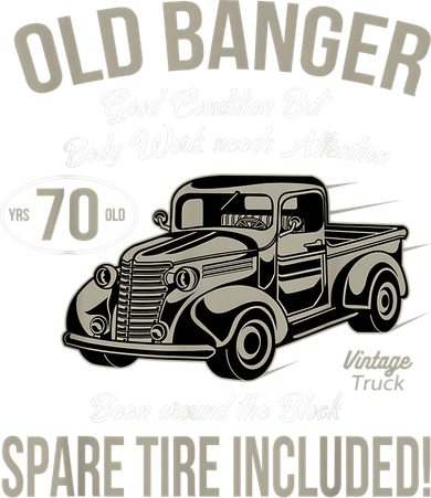 70th Birthday Vintage Old Banger 70 Years Old  Gift Retro Women's Hoodie