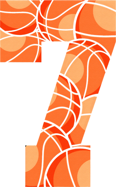 7 Years Old 7th Birthday Basketball Gift For Party Doggie Tank