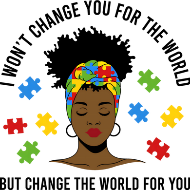 Autism Awareness Black Afro Mom Life Autistic Mother Gift Kids Hoodie