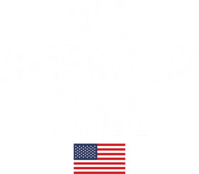 All American Girl USA Flag Polo