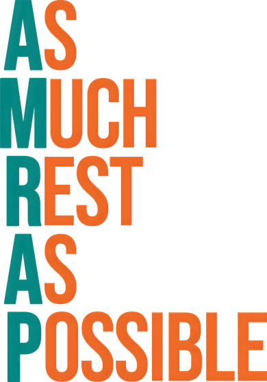 AMRAP As Much Rest As Possible Funny Button