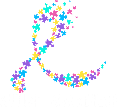 Autism Awareness Puzzle Ribbon Women's Hoodie