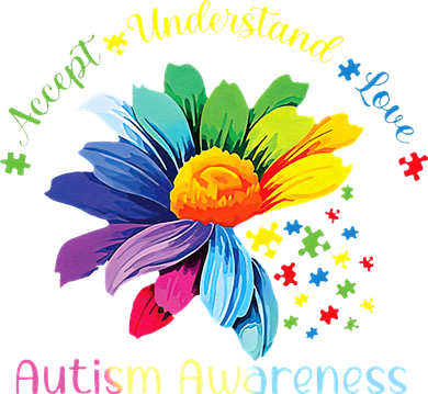 Autism Awareness Sunflower Accept Understand Love Autistic Kids Sweatshirt