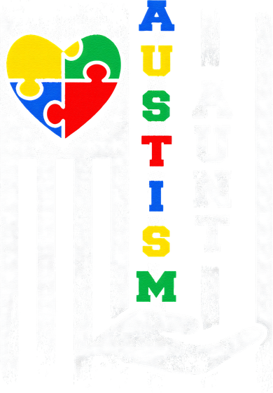 Autism Aunt US Flag Women's T-Shirt