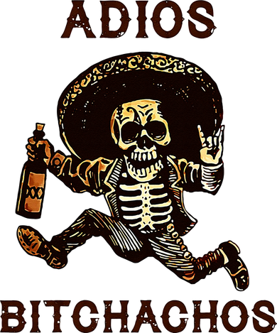 Adios Bitchachos Cinco De Mayo Skeleton Drinking Kids T-Shirt