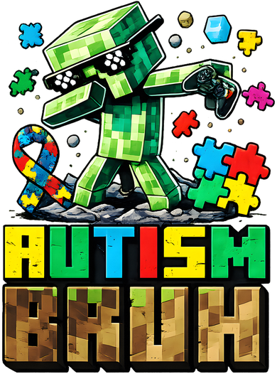 Autism Bruh Dab ASD Awareness Gameing Women's Sweatshirt