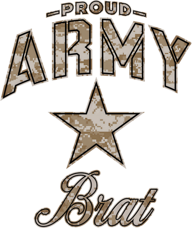 Army Brat Gift And (Camo) Backpack