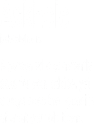 Askhole Definition Hilarious Gag Dictionary Adult Tote Bag