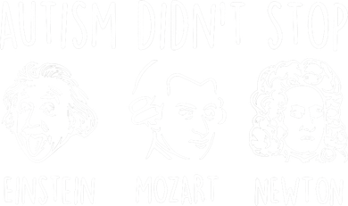 Autism Didn't Stop Famous People Autism Awareness Mom Dad Kids T-Shirt