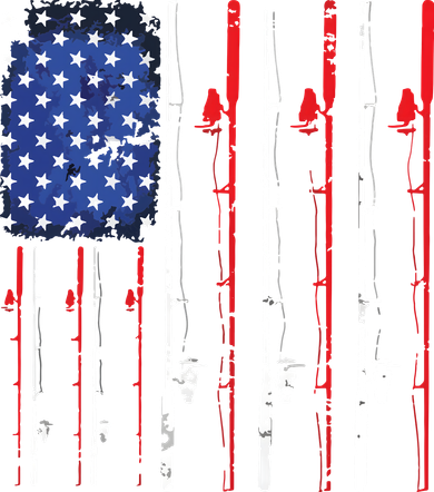 American Flag Fishing Rod Fishing Lover Kids Hoodie