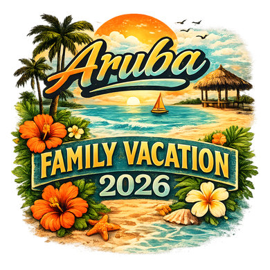 Aruba Family Vacation 2026 Coffee Mug