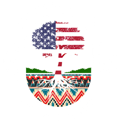 American Grown With Shawnee Tribe Roots Native Indian Pride Cool Gift Hooded Wearable Blanket