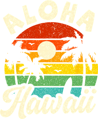 Aloha Hawaii Hawaiian Island Beach Vacation Summer Toddler Hoodie