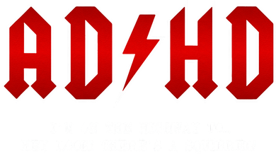 ADHD Highway To... Hey Look A Squirrel Hard Rocker ADHD Ornament