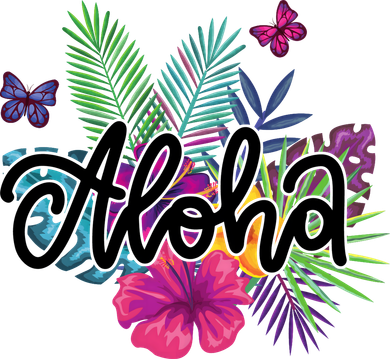 Aloha Hawaii Tropical Beach Kids T-Shirt