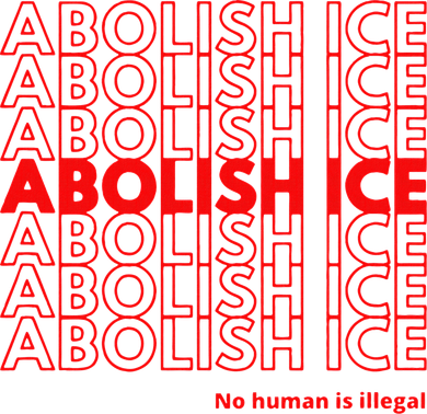 Abolish Ice No Human Is Illegal Women's T-Shirt