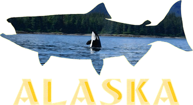 Alaska King Salmon Fishing Vacation Fisherman Orca Whale Doddie Hoodie