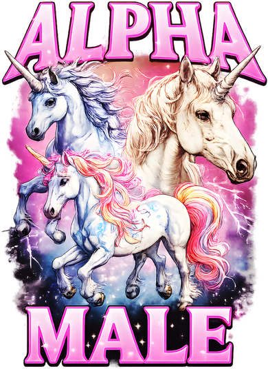 Alpha Male Magical Unicorn Backpack