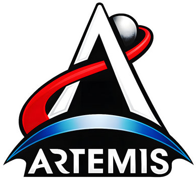 Artemis Program Space Logo Doggie Tank