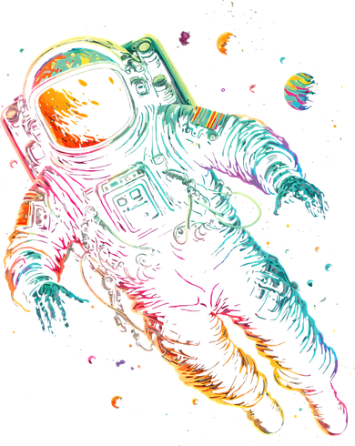 Astronaut Planets Spaceman Cosmonaut Space Cool Graphic Hat