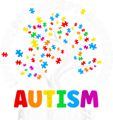 Autism Shirt Love Accept Support Autistic Autism Awareness Women's Hoodie