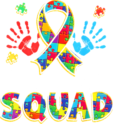 Autism Support Squad Button