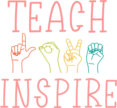 ASL Teach Love Inspire - Sign Language Teacher Gift Toddler Hoodie