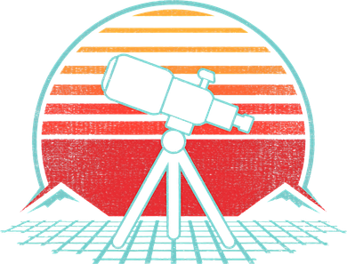 Astronomy Telescope Retro Space Science Vintage T-Shirt