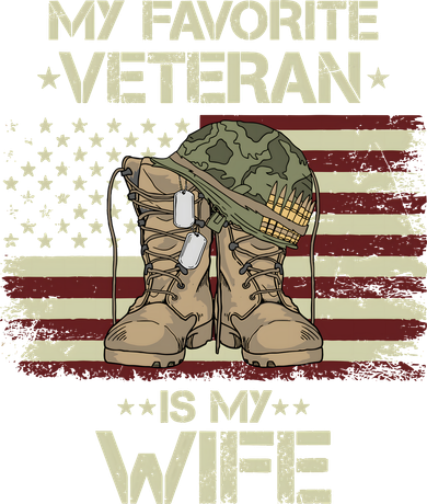 Army Veterans Day My Favorite Veteran Is My Wife Women's Hoodie