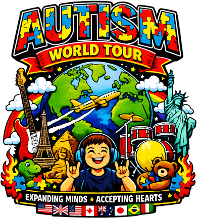 Autism World Tour Exapanding Minds Acepting Hearts Women's Sweatshirt