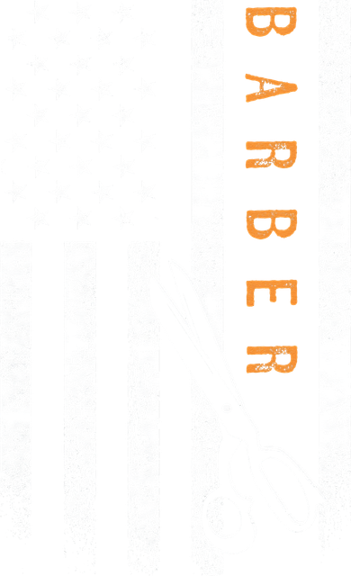 Barber American Flag Design Barbershop Kids T-Shirt
