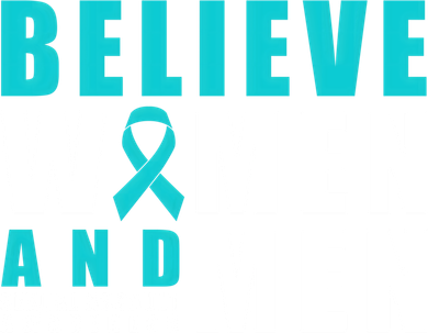 Belive And Sexual Assault Awareness Ribbon Gift Baby Bodysuit