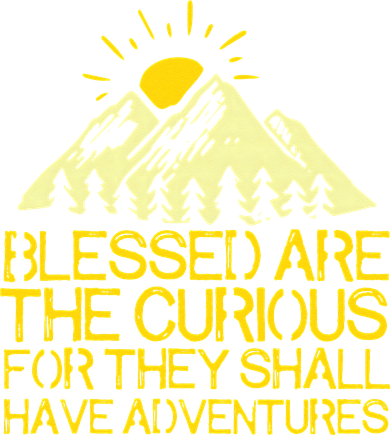 Blessed Are The Curious For They Shall Have Adventures Women's Dry Zone Grid Polo