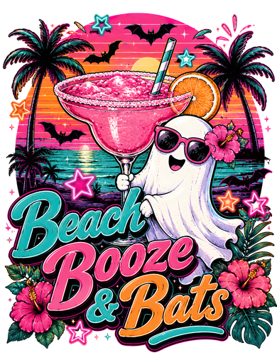 Beach Booze and Bats Coffee Mug