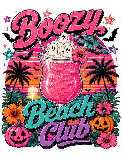 Boozy Beach Club Women's Long Sleeve Shirt