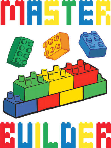Brick Builder Funny Blocks Building Master Builder Toys Baby Bodysuit
