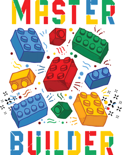 Brick Builder Funny Blocks Master Builder Baby Bodysuit