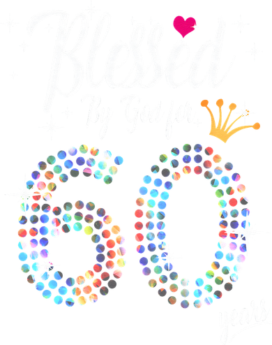Blessed By God For 60 Years 60th Birthday Anniversary Kids T-Shirt