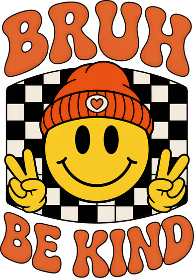 Bruh Be Kind Unity Day Anti Bullying Kindness  Hooded Wearable Blanket