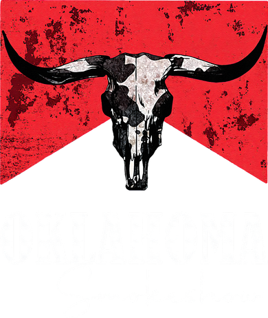 Boho Bull Skull Cow Oklahoma Smokeshow Western Country Doggie Tank