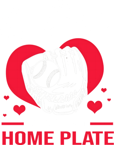 Baseball Catcher For Mom My Heart Is Behind Home Plate Funny Gift Women's Hoodie