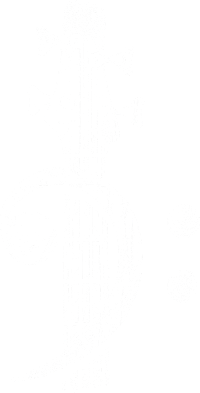 Bass Cleff Headstock Bass Guitar Hat