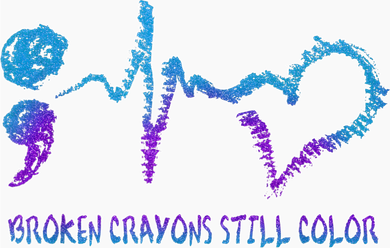 Broken Crayons Still Color Suicide Prevention Awareness Women's Long Sleeve Shirt