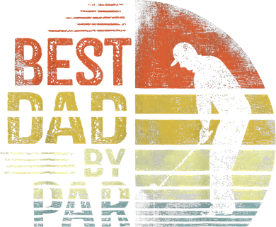 Best Dad By Par Retro Vintage Fathers Day Golf Lover Golfer Golf Towel