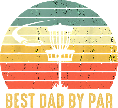 Best Dad By Par Funny Disc Golf Gifts Vintage Fathers Day Golf Towel