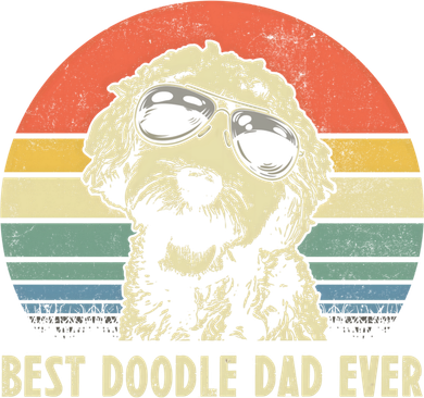 Best Doodle Dad Ever Funny Goldendoodle Dad Vintage Funny Gift Cool Gift Tank Top