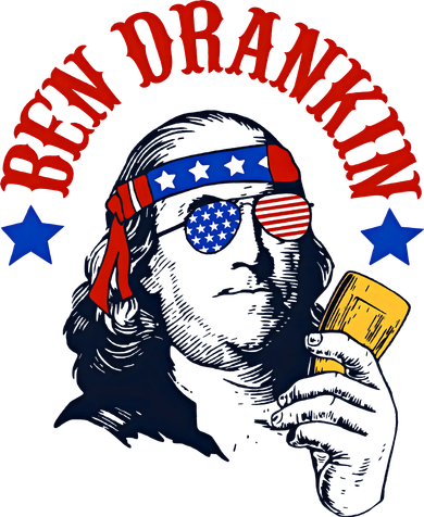 Ben Drankin Funny Fourth Of July 4th Of July Ben Drinking Patry Women's Sweatshirt