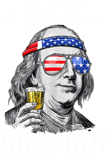 Ben Drankin Funny 4th Of July Women's Dry Zone Grid Polo